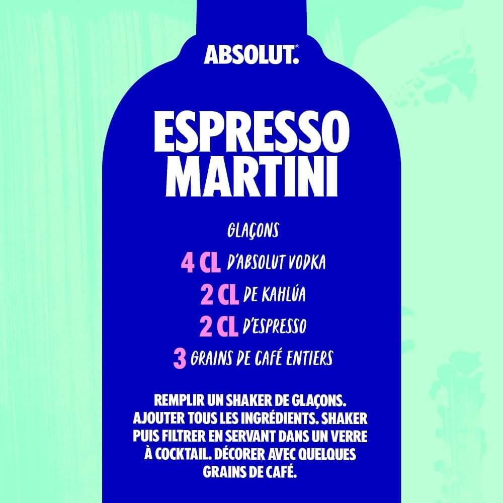 61rS0dyf0iL._AC_SL1000_ Absolut Vodka – Vodka Suédoise Premium – 750 mL (80 Proof) – Image 5