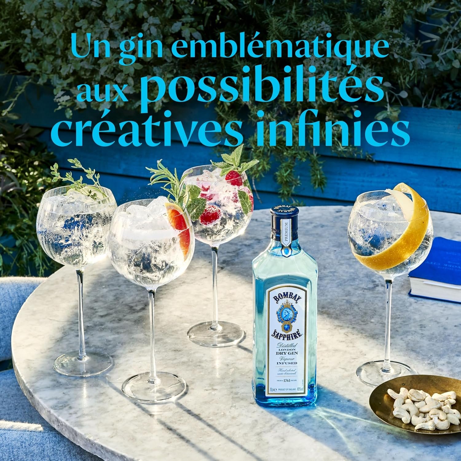 Gin Dry London Infused 700ML Bombay Sapphire BtlB Gin Dry London Infused 700ML Bombay Sapphire Btl – Image 2