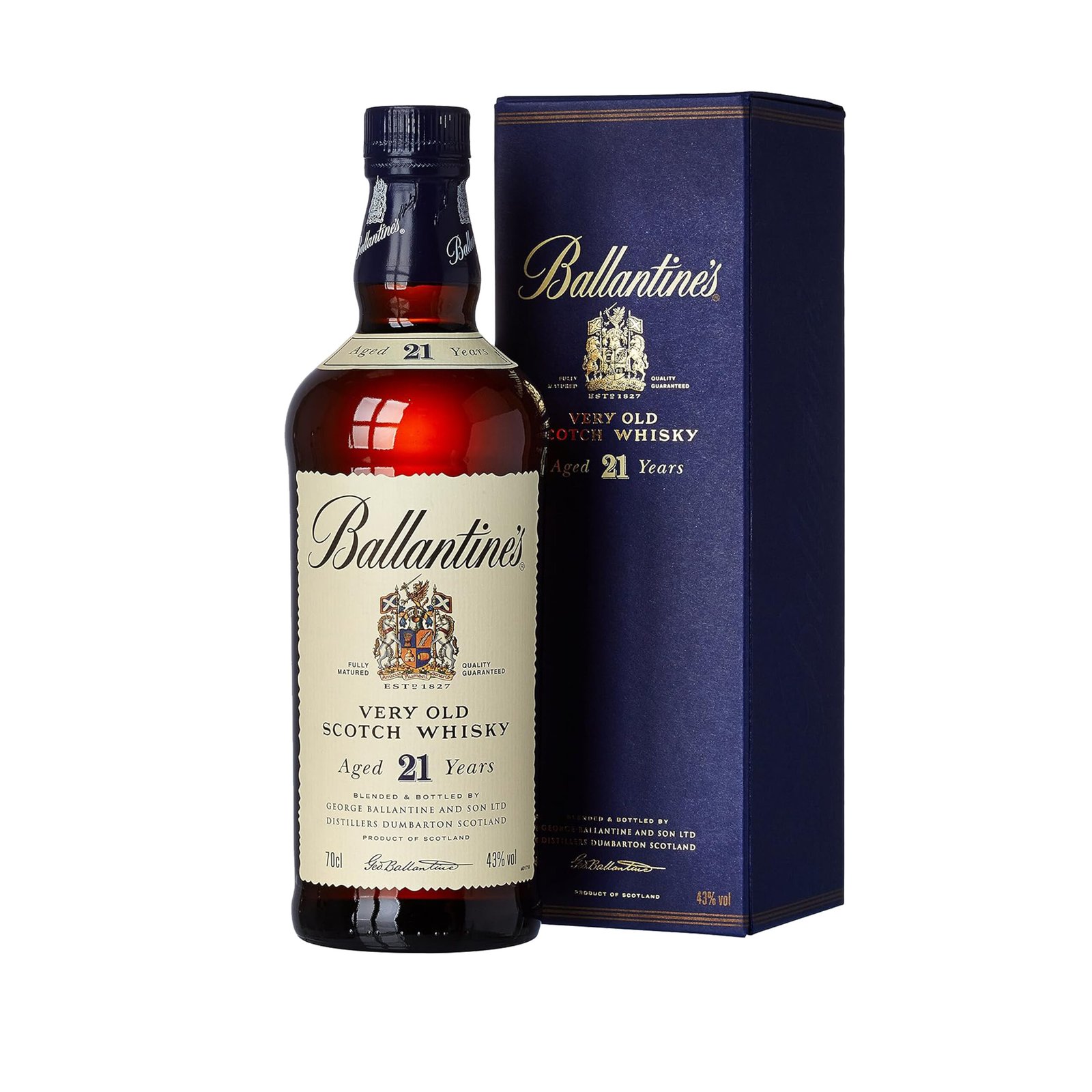 Whisky Blended Scotch Very Old 21Yrs 70CL Ballantines BtlBré Whisky Blended Scotch Very Old 21Yrs 70CL Ballantines Btl – Image 2
